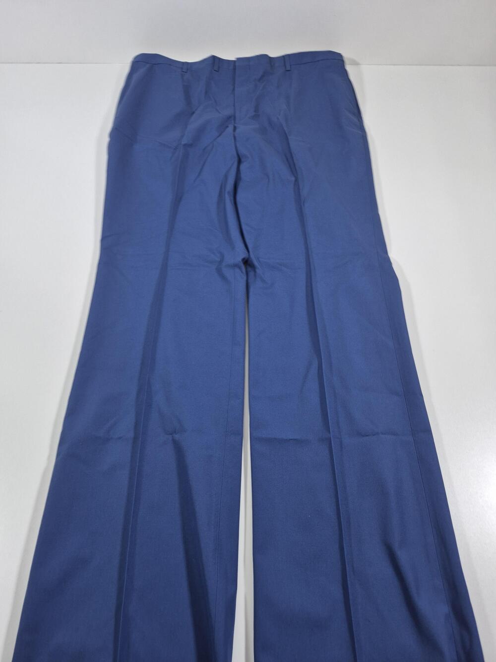 VTG Racquet Club Dress Pants Mens 42x36 Blue Wimbledon Collection Cotton Mix USA